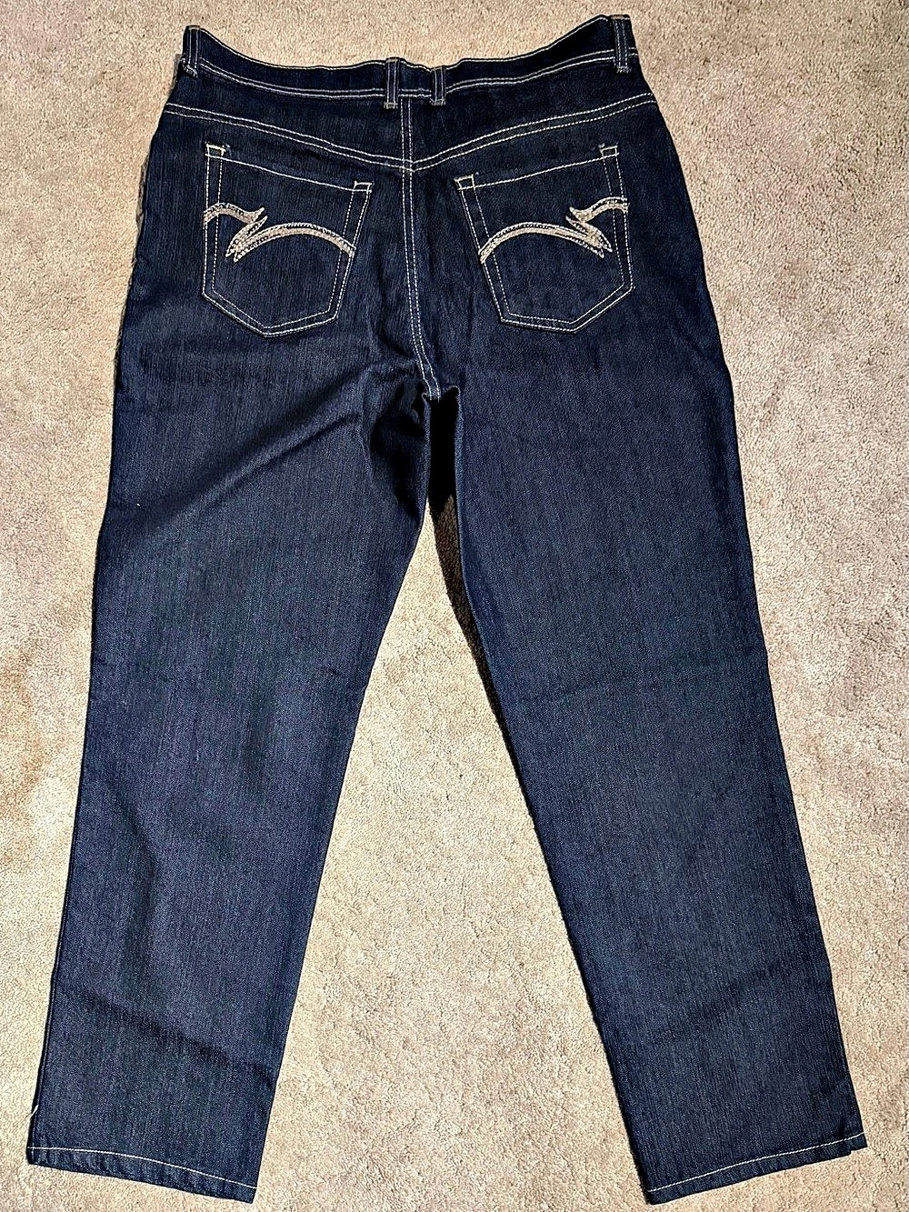Silver Jeans Co. Straight Leg Jeans Blue Waist 12 Like New - Picture 3 of 5